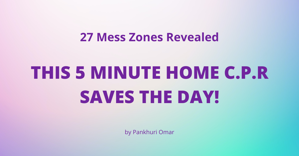 This 5 Minute Home C.P.R saves the day!